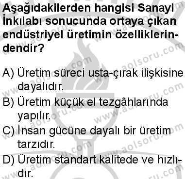 Seçmeli Tarih 1 Dersi 2024-2025 yılı 3. Dönem sınavı 8. Soru