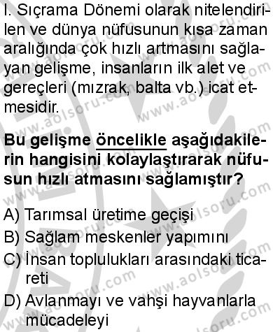 Coğrafya 2 Dersi 2024-2025 yılı 3. Dönem sınavı 2. Soru