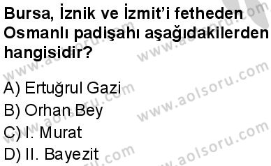 Seçmeli Ortak Türk Tarihi 2 Dersi 2024-2025 yılı 3. Dönem sınavı 6. Soru