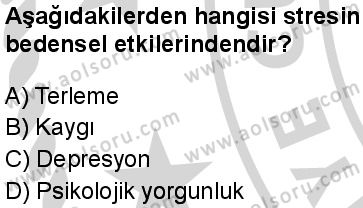 Seçmeli Psikoloji 2 Dersi 2024-2025 yılı 3. Dönem sınavı 6. Soru