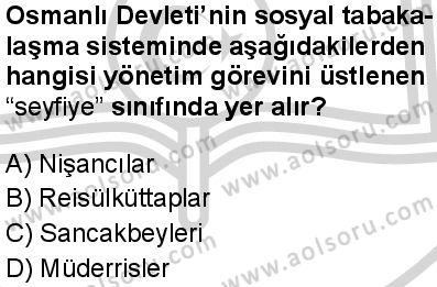 Seçmeli Sosyoloji 1 Dersi 2024-2025 yılı 3. Dönem sınavı 9. Soru