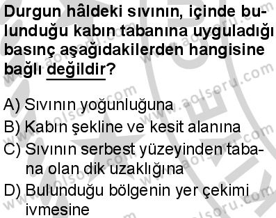 Fizik 2 Dersi 2024-2025 yılı 3. Dönem sınavı 1. Soru