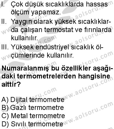 Fizik 2 Dersi 2024-2025 yılı 3. Dönem sınavı 9. Soru