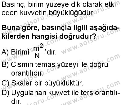 Fizik 3 Dersi 2024-2025 yılı 3. Dönem sınavı 7. Soru