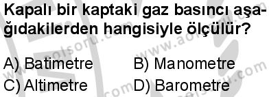 Fizik 3 Dersi 2024-2025 yılı 3. Dönem sınavı 9. Soru