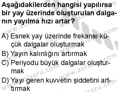 Kimya 1 Dersi 2024-2025 yılı 3. Dönem sınavı 3. Soru
