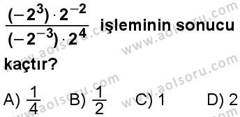 Seçmeli Matematik 3 Dersi 2024-2025 yılı 3. Dönem sınavı 1. Soru