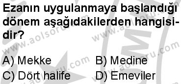 Fıkıh 2 Dersi 2024-2025 yılı 3. Dönem sınavı 1. Soru
