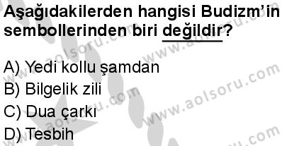 Dinler Tarihi 2 Dersi 2024-2025 yılı 3. Dönem sınavı 2. Soru