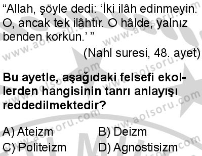 Kelam 2 Dersi 2024-2025 yılı 3. Dönem sınavı 7. Soru