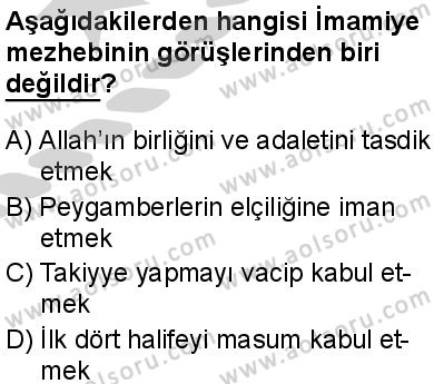 Din Kültürü ve Ahlak Bilgisi 4 Dersi 2024-2025 yılı 3. Dönem sınavı 2. Soru