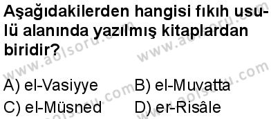 Din Kültürü ve Ahlak Bilgisi 4 Dersi 2024-2025 yılı 3. Dönem sınavı 7. Soru