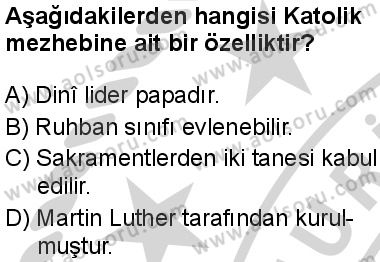 Din Kültürü ve Ahlak Bilgisi 6 Dersi 2024-2025 yılı 3. Dönem sınavı 8. Soru