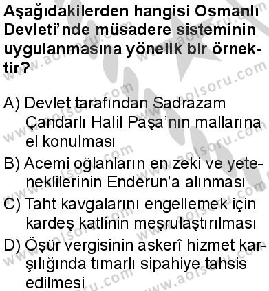 Tarih 4 Dersi 2024-2025 yılı 3. Dönem sınavı 6. Soru