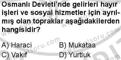 Tarih 4 Dersi 2024-2025 yılı 3. Dönem sınavı 9. Soru