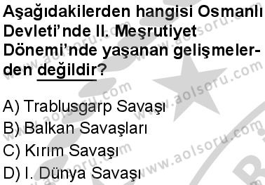 Tarih 6 Dersi 2024-2025 yılı 3. Dönem sınavı 5. Soru