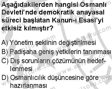 Tarih 6 Dersi 2024-2025 yılı 3. Dönem sınavı 6. Soru