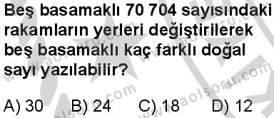 Matematik 3 Dersi 2024-2025 yılı 3. Dönem sınavı 3. Soru