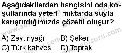 Kimya 3 Dersi 2024-2025 yılı 3. Dönem sınavı 5. Soru