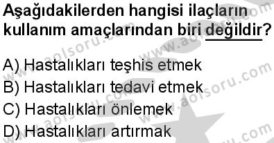 Kimya 4 Dersi 2024-2025 yılı 3. Dönem sınavı 8. Soru