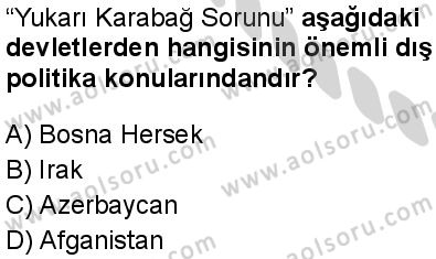 Seçmeli Çağdaş Türk ve Dünyası Tarihi 2 Dersi 2024-2025 yılı 3. Dönem sınavı 4. Soru