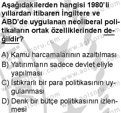Seçmeli Çağdaş Türk ve Dünyası Tarihi 2 Dersi 2024-2025 yılı 3. Dönem sınavı 9. Soru