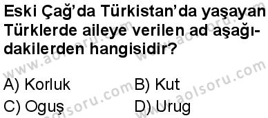 Tarih 2 Dersi 2025-2026 yılı 1. Dönem sınavı 4. Soru