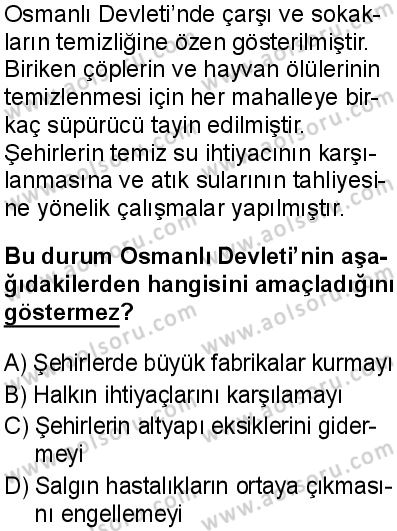 Seçmeli Tarih 2 Dersi 2025-2026 yılı 1. Dönem sınavı 10. Soru