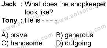 İngilizce 1 Dersi 2025-2026 yılı 1. Dönem sınavı 5. Soru