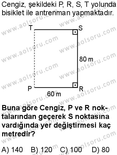 Fizik 1 Dersi 2025-2026 yılı 1. Dönem sınavı 8. Soru
