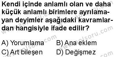 Seçmeli Mantık 2 Dersi 2025-2026 yılı 1. Dönem sınavı 4. Soru
