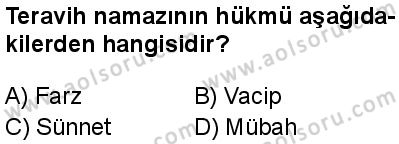 Fıkıh 1 Dersi 2025-2026 yılı 1. Dönem sınavı 6. Soru