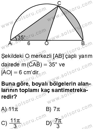 Seçmeli Matematik 2 Dersi 2025-2026 yılı 1. Dönem sınavı 5. Soru