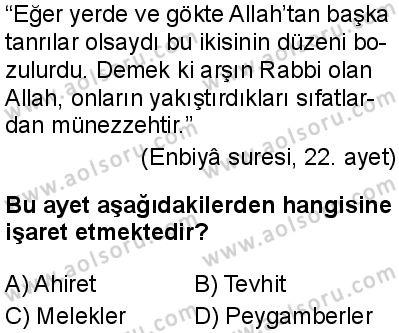 Kelam 1 Dersi 2025-2026 yılı 1. Dönem sınavı 1. Soru