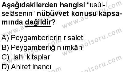 Kelam 1 Dersi 2025-2026 yılı 1. Dönem sınavı 2. Soru