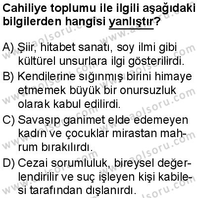 Siyer 1 Dersi 2025-2026 yılı 1. Dönem sınavı 3. Soru