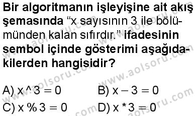 Matematik 2 Dersi 2025-2026 yılı 1. Dönem sınavı 5. Soru