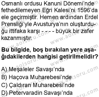 Tarih 5 Dersi 2025-2026 yılı 1. Dönem sınavı 1. Soru