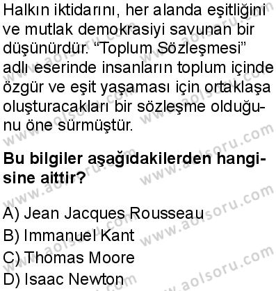 Tarih 5 Dersi 2025-2026 yılı 1. Dönem sınavı 7. Soru