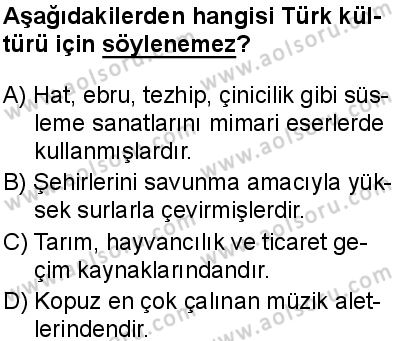 Seçmeli Coğrafya 2 Dersi 2025-2026 yılı 1. Dönem sınavı 2. Soru