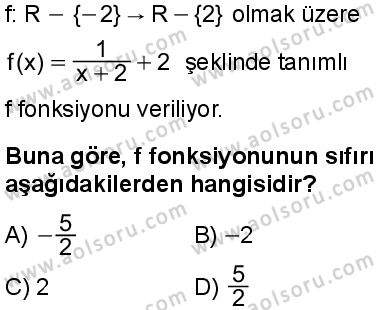 Matematik 4 Dersi 2025-2026 yılı 1. Dönem sınavı 2. Soru