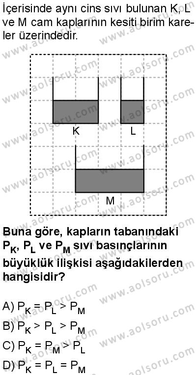 Fizik 2 Dersi 2025-2026 yılı 1. Dönem sınavı 1. Soru