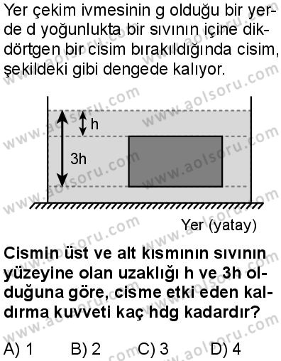 Fizik 2 Dersi 2025-2026 yılı 1. Dönem sınavı 5. Soru