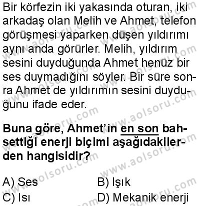 Fizik 3 Dersi 2025-2026 yılı 1. Dönem sınavı 8. Soru