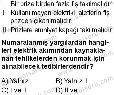 Fizik 4 Dersi 2025-2026 yılı 1. Dönem sınavı 5. Soru