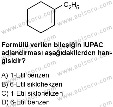 Seçmeli Kimya 4 Dersi 2025-2026 yılı 1. Dönem sınavı 4. Soru