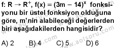Seçmeli Matematik 3 Dersi 2025-2026 yılı 1. Dönem sınavı 1. Soru