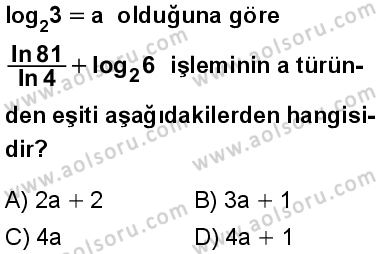 Seçmeli Matematik 3 Dersi 2025-2026 yılı 1. Dönem sınavı 3. Soru