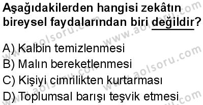 Fıkıh 2 Dersi 2025-2026 yılı 1. Dönem sınavı 3. Soru