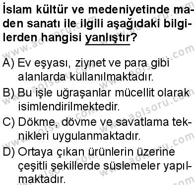 İslam Kültür ve Medeniyeti 2 Dersi 2025-2026 yılı 1. Dönem sınavı 5. Soru